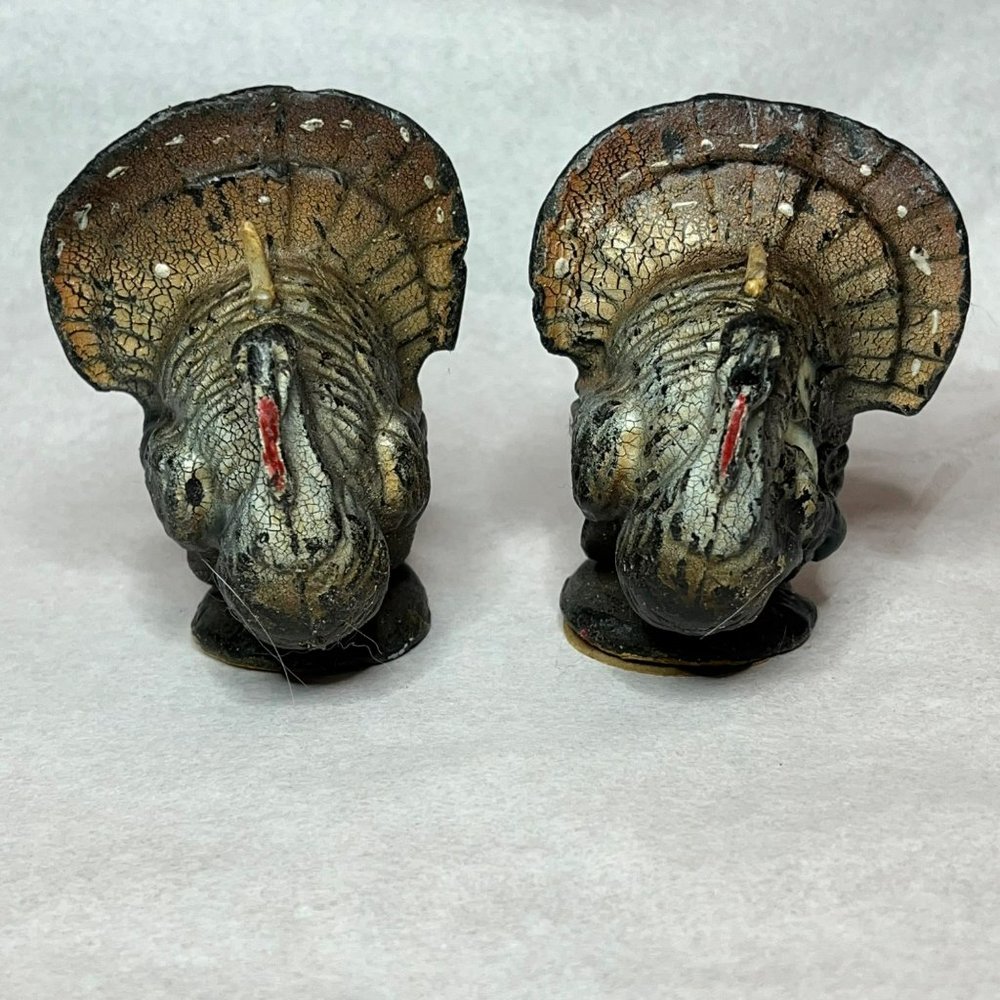 Vintage Turkey Shaped Candles Gurley Candle Co. NY